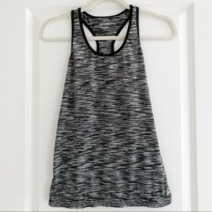 Spalding Workout Tank Top S Space Dye Gray Active
